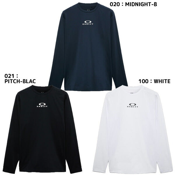 オークリーOakleyロングＴシャツENHANCEPRACTICEL/SCREWトレーニングウェアFOA409502