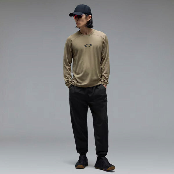 オークリーOAKLEYメンズブレーカーパンツ起毛メッシュ26FWEnhanceWindWarmPants16.7ロングパンツジャージFOA409523