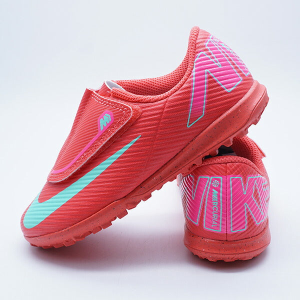 【ショップ限定エントリーでさらに+9倍】ジュニアヴェイパー16クラブTFPSVナイキNIKEFQ8291-800アンバーグロージュニアサッカートレーニングシューズベルクロ