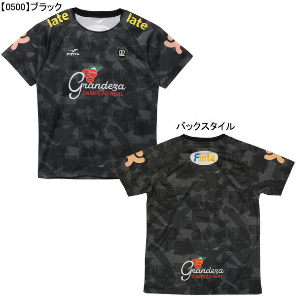 【ネコポス送料無料】フィンタFINTAＧＤＺグラフィックプラシャツFT4410サッカーフットサルプラクティスシャツ半袖練習着メンズジュニア