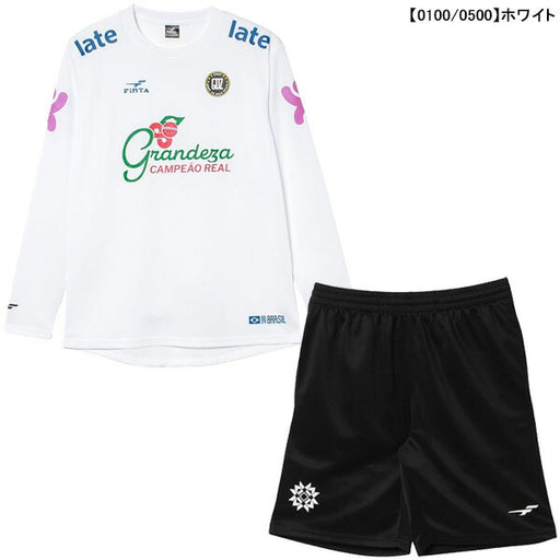 【上下セット】フィンタFINTAGDZ長袖プラクティスシャツパンツ上下FT4504-FT8703サッカーフットサル練習着メンズ