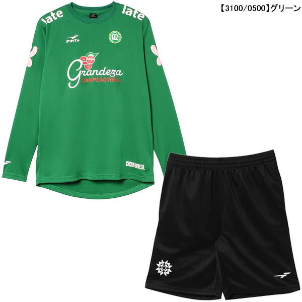 【上下セット】フィンタFINTAGDZ長袖プラクティスシャツパンツ上下FT4504-FT8703サッカーフットサル練習着メンズ