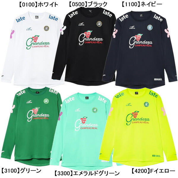 【ネコポス送料無料】フィンタFINTAGDZ長袖プラクティスシャツFT4504サッカーフットサルプラシャツ長袖練習着メンズ