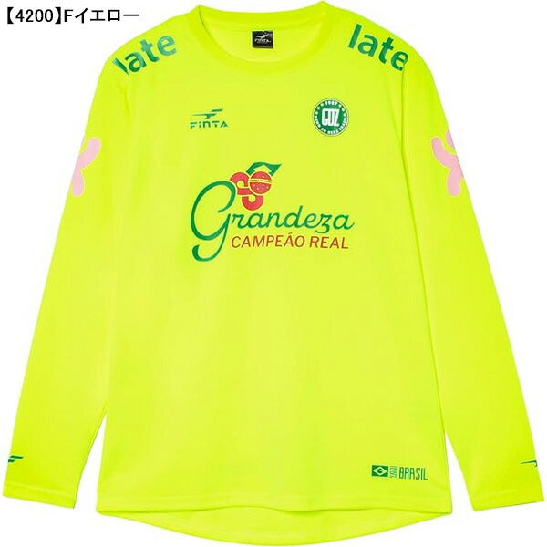 【ネコポス送料無料】フィンタFINTAGDZ長袖プラクティスシャツFT4504サッカーフットサルプラシャツ長袖練習着メンズ