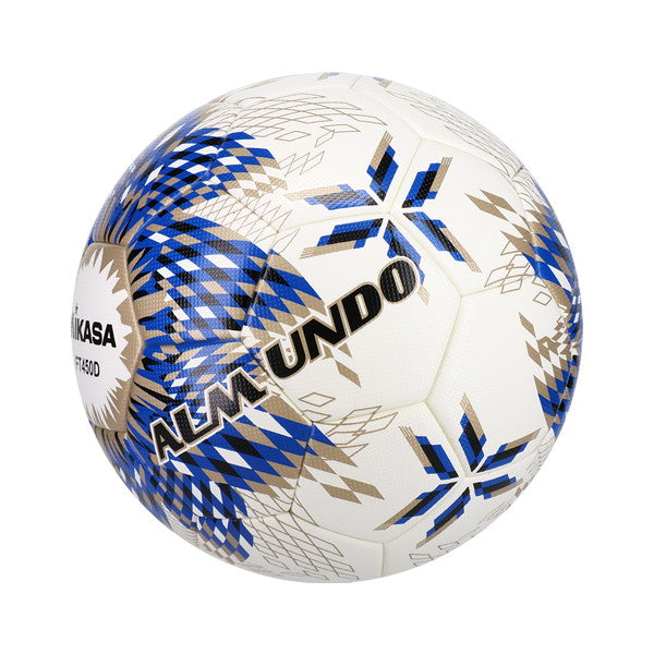 ミカサMIKASAALMUNDOFT450D-BLBSサッカーボール4号球貼りブルーブロンズ