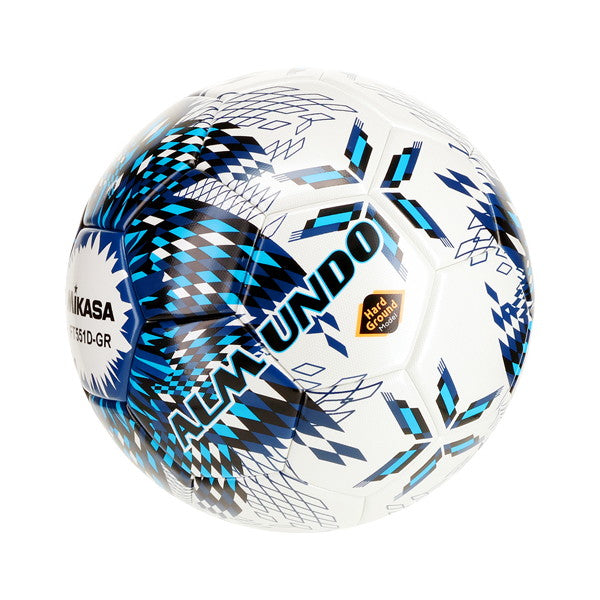 【ショップ限定エントリーでさらに+9倍】ミカサMIKASAALMUNDO土用FT551D-GR-NLBサッカーボール5号球国際公認球貼りネイビーホワイト