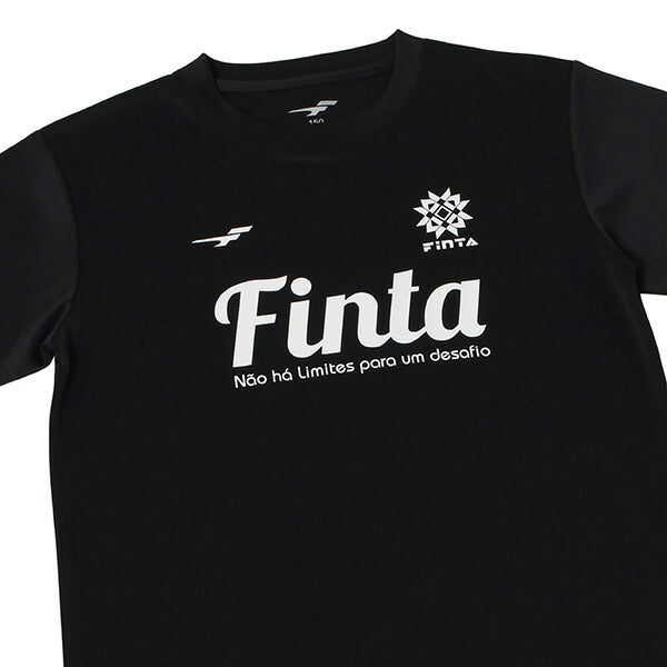 【上下セット】フィンタFINTAジュニアプラクティスＴシャツパンツ上下FT8868-FT8757サッカーフットサルプラシャツプラパンセット子供用