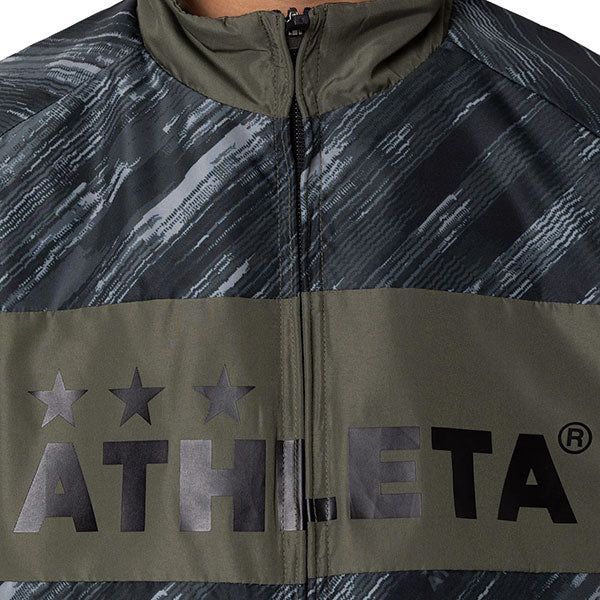 アスレタATHLETAジュニア裏メッシュブレーカージャケットフタバスポーツオリジナルFTB-25JTRサッカーフットサルトレーニングトップフルジップ子供用