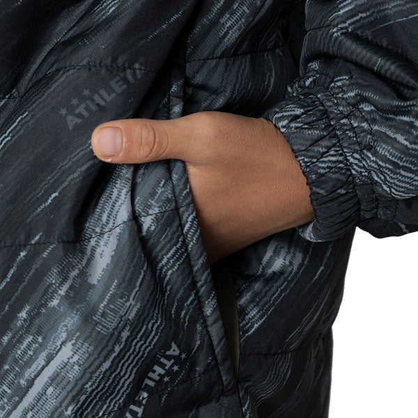 アスレタATHLETAジュニア中綿ジャケットフタバスポーツオリジナルFTB-25JTRサッカーフットサルトレーニングジャケット防寒子供用