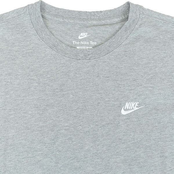 【ネコポス送料無料】ナイキNIKEスポーツウェアクラブTシャツFV0376-063サッカーフットサルカジュアルTEE半袖グレー