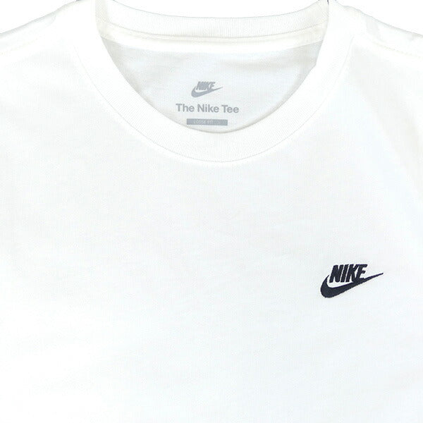 【ショップ限定エントリーでさらに+9倍】【ネコポス送料無料】ナイキNIKEスポーツウェアクラブTシャツFV0376-100サッカーフットサルカジュアルTEE半袖ホワイト