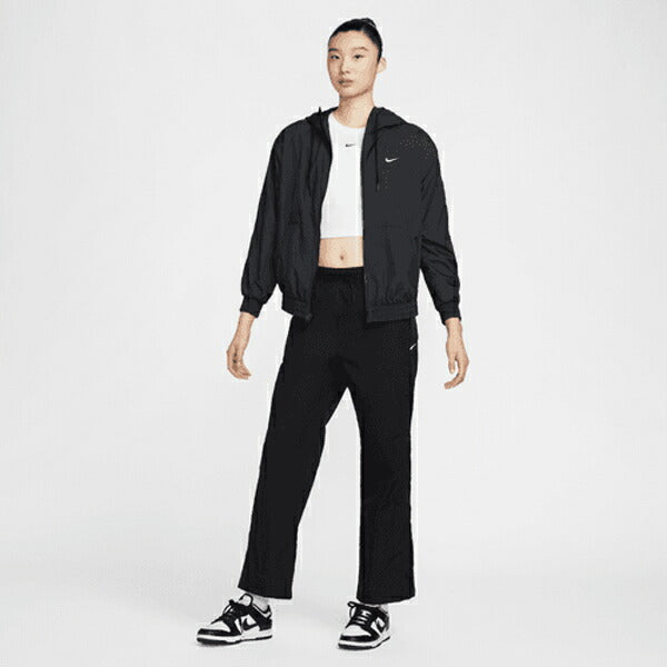 ナイキNIKEウィメンズNSWエッセンシャルUVウーブンフーディジャケットFV6299-010