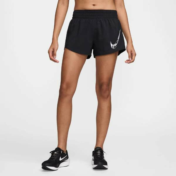 【ショップ限定エントリーでさらに+9倍】【ネコポス送料無料】ナイキNIKEレディースランニングパンツナイキワンFV6365-010ウィメンズDri-FITミッドライズショートパンツインナー付き