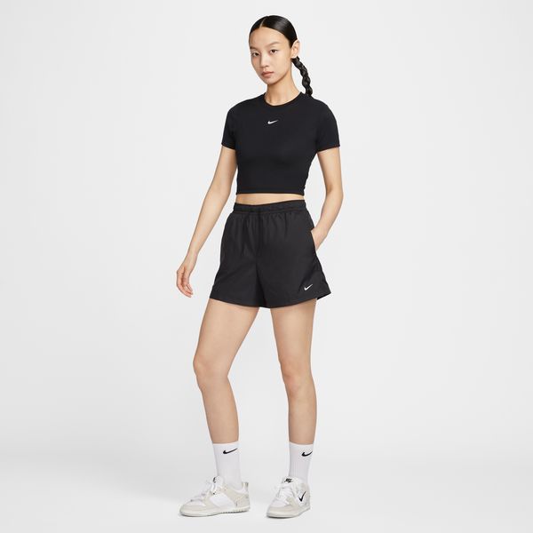 ナイキNIKE413レディースハーフパンツLNSWエッセンシャルウーブン26SUショートパンツFV7558-010