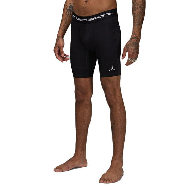 【ネコポス送料無料】ジョーダンJORDANメンズレディースバスケットボールインナーハーフタイツDFSウーブンショートFV8618-010