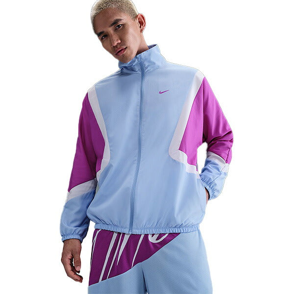 NIKEナイキメンズウーブンバスケットボールジャケットナイキアイコンウインドブレーカー長袖FZ0249-468