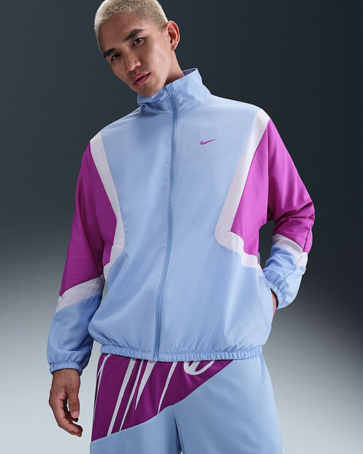 NIKEナイキメンズウーブンバスケットボールジャケットナイキアイコンウインドブレーカー長袖FZ0249-468