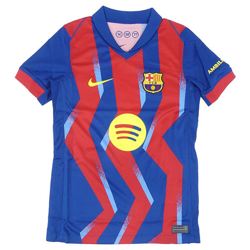 FCバルセロナ24-25ジュニア4thレプリカユニフォームナイキFZ1307-432サッカーラ・リーガDri-FIT子供用