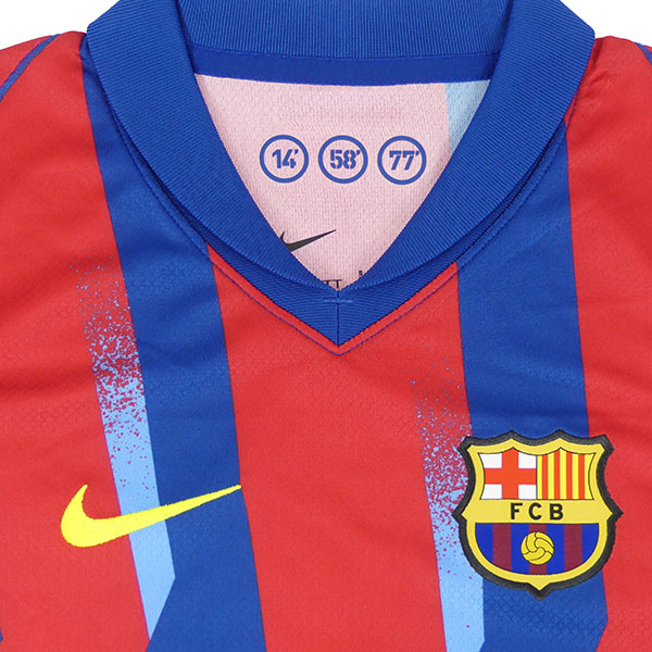 FCバルセロナ24-25ジュニア4thレプリカユニフォームナイキFZ1307-432サッカーラ・リーガDri-FIT子供用