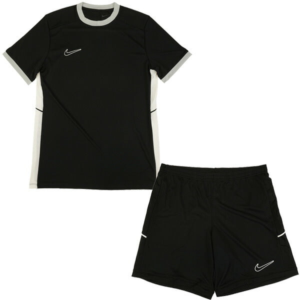【上下セット】ナイキNIKEDFACD25プラ上下FZ9754-010/FZ9776-010サッカーフットサルプラシャツプラパン練習着ブラック