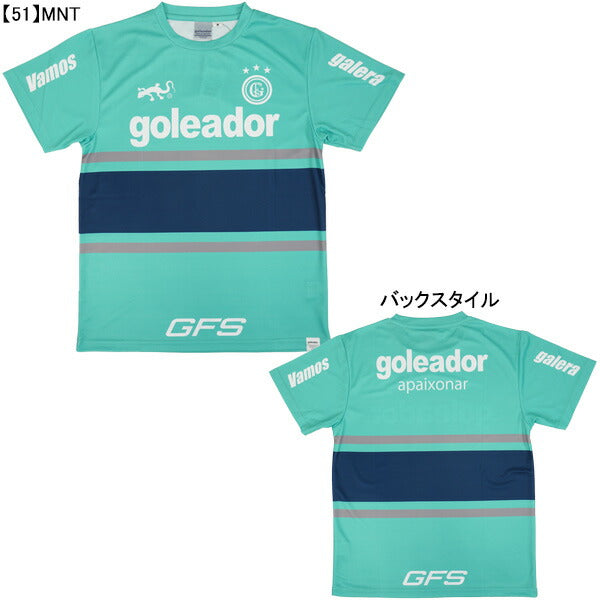 【ネコポス送料無料】ゴレアドールgoleadorSOUTHAMERICANSTYLE鹿子プラクティスシャツG-2540サッカーフットサルプラシャツ半袖メンズジュニア