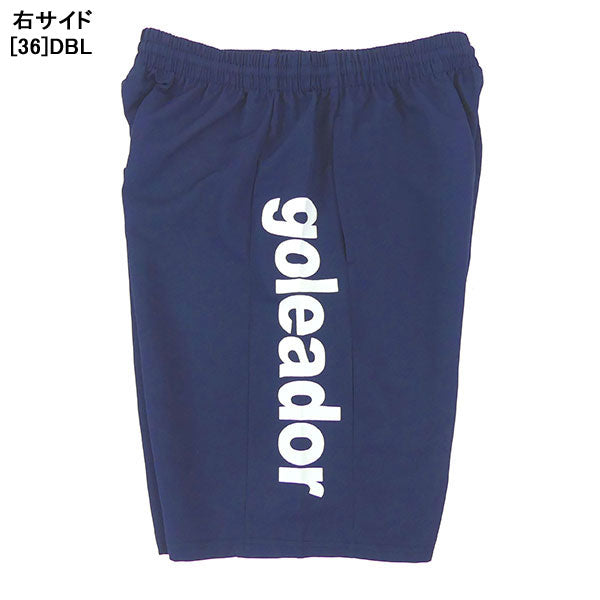 【ネコポス送料無料】ゴレアドールgoleadorサイドロゴプラクティスパンツハーフパンツG1478Nサッカーフットサルショートパンツ練習着ジュニアメンズ