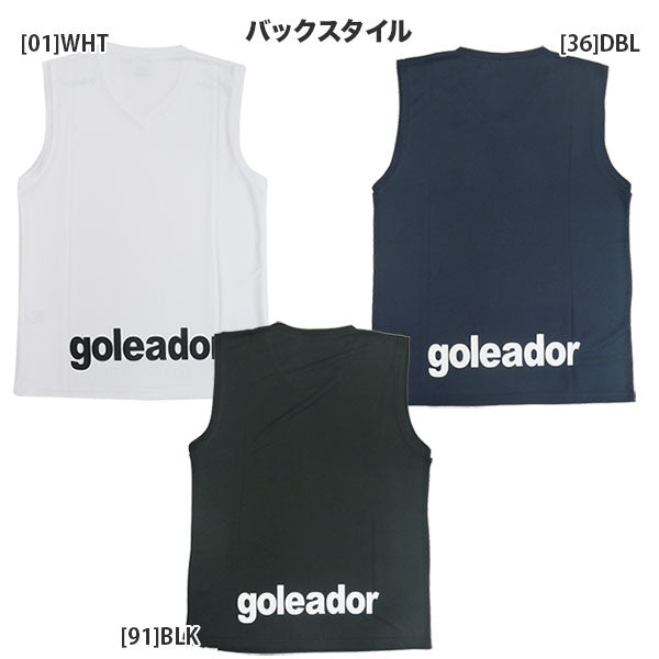 【ネコポス送料無料】ゴレアドールgoleadorインナープラノースリーブシャツG2070Nサッカーフットサルプラシャツメンズ子供用