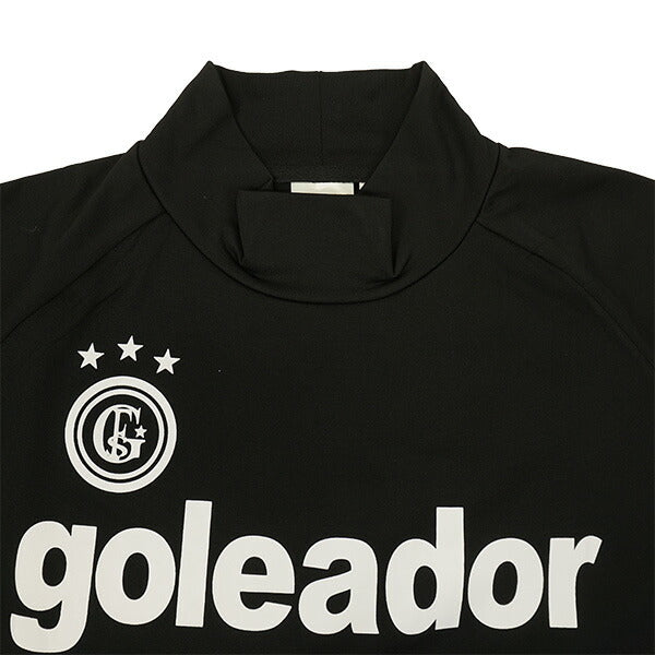 【ネコポス送料無料】ゴレアドールgoleador裏起毛スムースハイネックロングプラシャツG-2181Nサッカーフットサルプラクティスシャツ長袖練習着メンズ