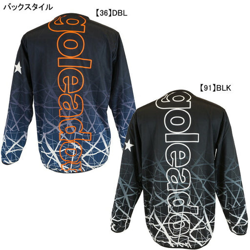 【ネコポス送料無料】ゴレアドールgoleadorGeometricグラデーションプラクティスロングシャツG-2602サッカーフットサル練習着長袖メンズ