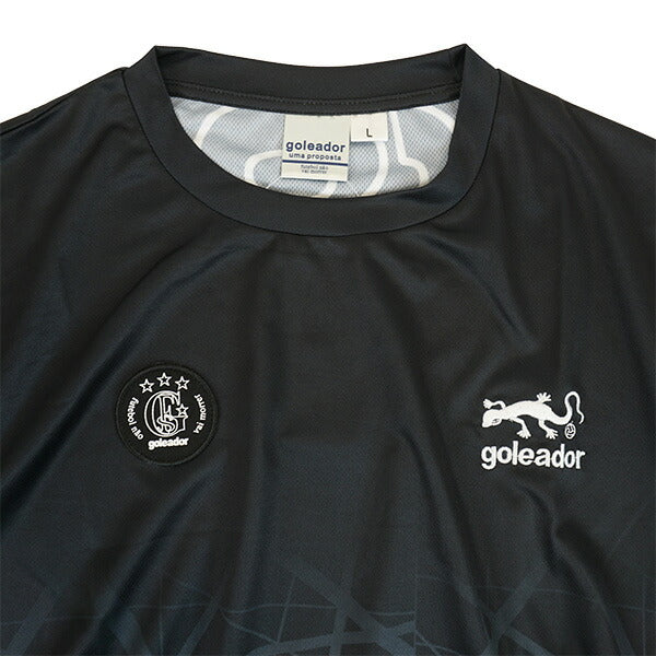 【ネコポス送料無料】ゴレアドールgoleadorGeometricグラデーションプラクティスロングシャツG-2602サッカーフットサル練習着長袖メンズ