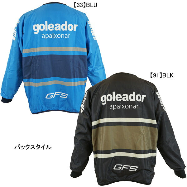 【送料無料】ゴレアドールgoleador裏起毛裏トリコットSouthAmericanStyleピステトップG2614サッカーフットサルトレーニングトップ防寒メンズ