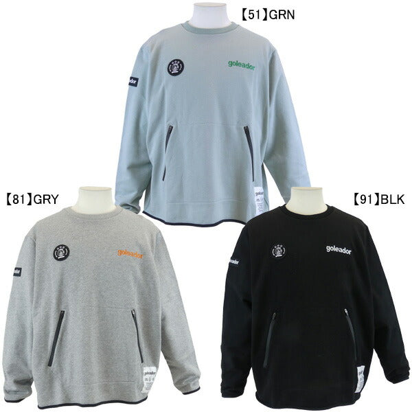 ゴレアドールgoleador裏毛スウェットオーバーサイズトレーナーG2616サッカーフットサルカジュアルシャツメンズ