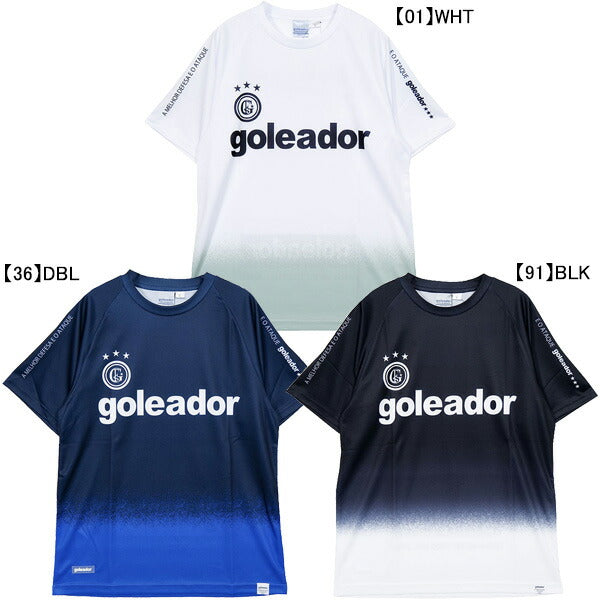 【ネコポス送料無料】ゴレアドールgoleadorNovooficialMeltingIceプラシャツG-2625サッカーフットサルプラクティスシャツ半袖練習着メンズ