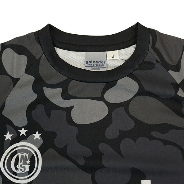 【ネコポス送料無料】ゴレアドールgoleadorNovooficialcamouflageプラシャツG-2626サッカーフットサルプラクティスシャツ半袖練習着メンズ