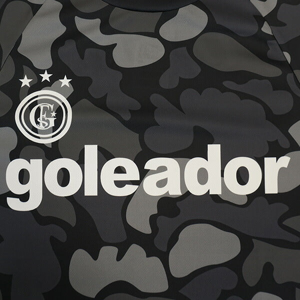 【ネコポス送料無料】ゴレアドールgoleadorNovooficialcamouflageプラシャツG-2626サッカーフットサルプラクティスシャツ半袖練習着メンズ