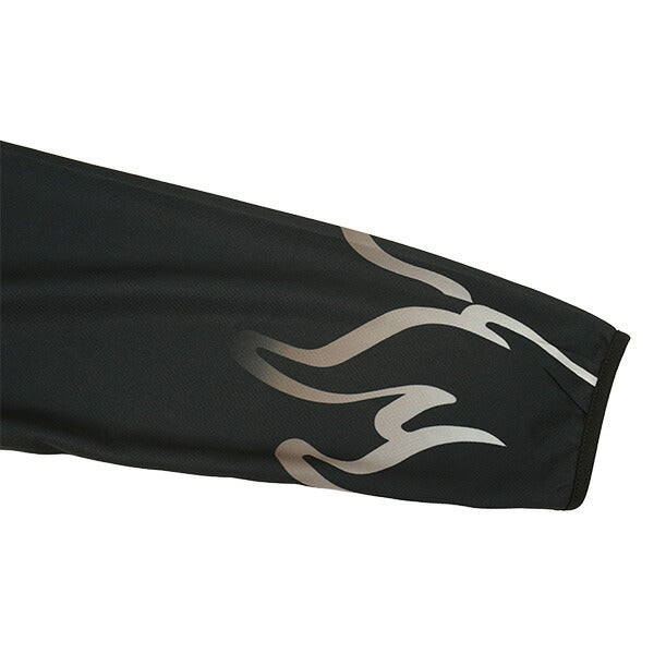 【ネコポス送料無料】ゴレアドールgoleadorファイヤーパターンロングプラクティスシャツG-2650サッカーフットサルプラシャツ長袖練習着メンズ