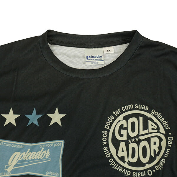 【ネコポス送料無料】ゴレアドールgoleadorSignBoardデザインロングプラクティスシャツG-2651サッカーフットサルプラシャツ長袖練習着メンズ