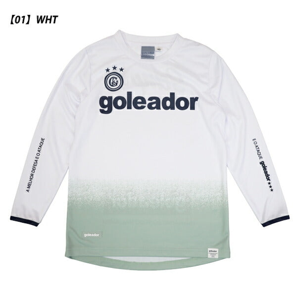 ゴレアドールgoleadorNovooficialMeltingIceロングプラクティスシャツジュニアサッカーフットサルG-2652