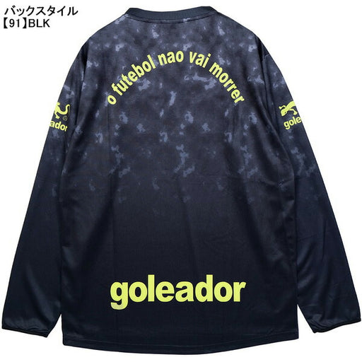 【ネコポス送料無料】ゴレアドールgoleadorNuvemguradationロングプラクティスシャツG-2653サッカーフットサルプラシャツ長袖練習着メンズ