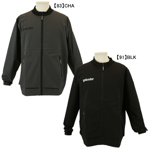 ゴレアドールgoleador高密度ジャージウーブンジャケットG2658サッカーフットサルストレッチジップメンズ