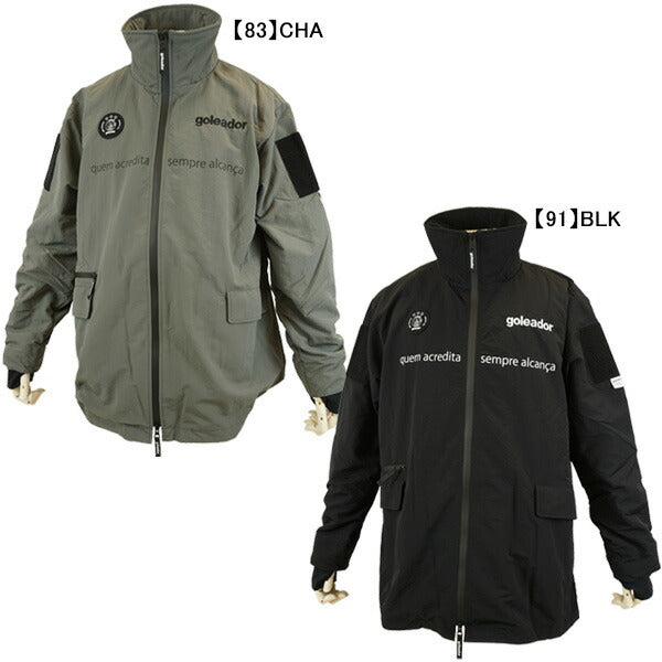 ゴレアドールgoleadorリップ裏トリコットリップスタンドモッズハーフコートG-2671サッカーフットサル防寒観戦メンズ