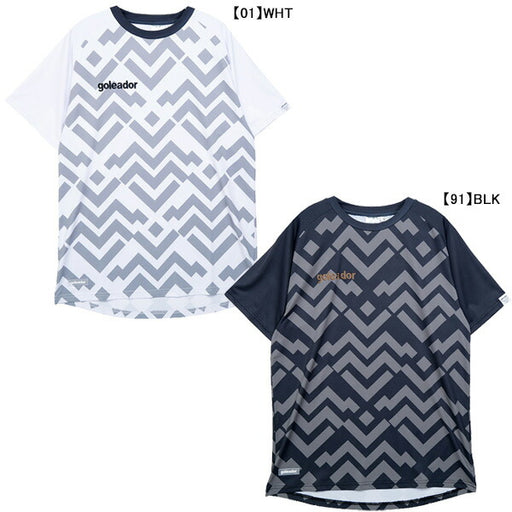 【ネコポス送料無料】ゴレアドールgoleadorグリップ模様スムースプラクティスシャツG-2678サッカーフットサルプラシャツ半袖練習着メンズ