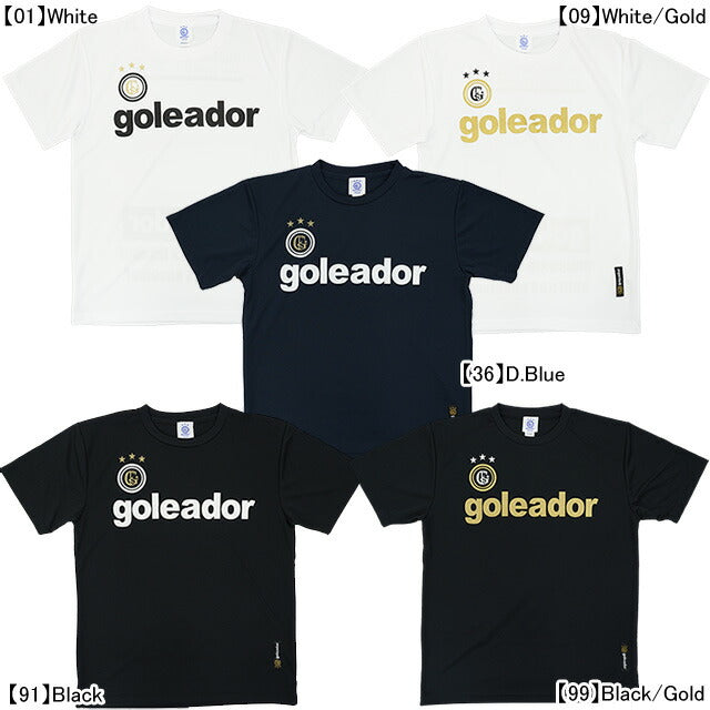 【ネコポス送料無料】ゴレアドールgoleadorジュニアBasicプラTシャツG440Jサッカーフットサルプラクティスシャツ半袖練習着子供用
