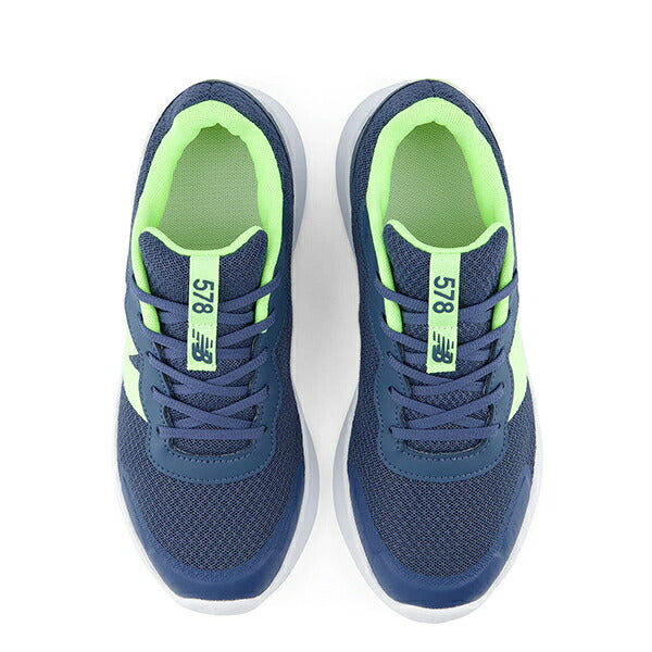 ニューバランスNewBalance578v1BungeeLaceジュニアランニングシューズラントレ通学キッズ子供用G578-7TE-W