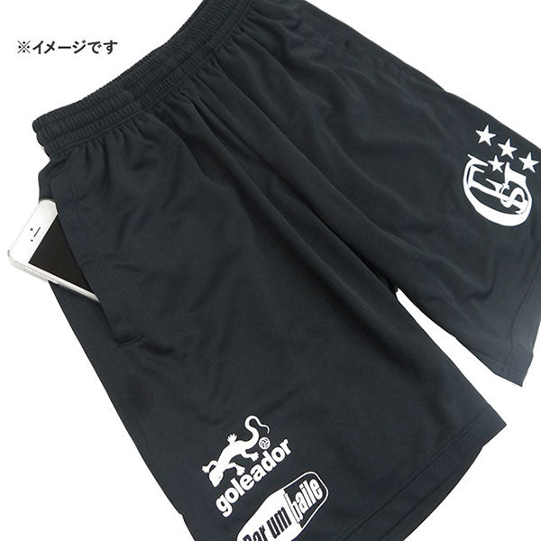 【ネコポス送料無料】ゴレアドールgoleadorバックロゴプリントプラパンツG-864サッカーフットサルプラクティスパンツ練習着メンズ