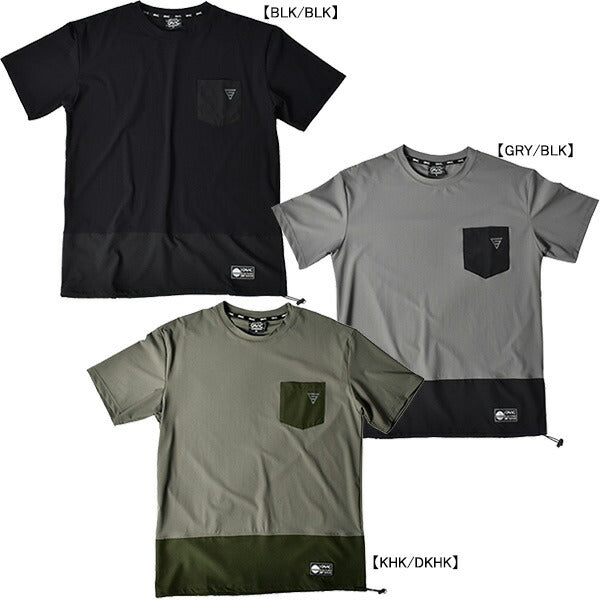 【ショップ限定エントリーでさらに+9倍】【ネコポス送料無料】ガビックGAVICデザインレイヤードTシャツGA7302_22SSサッカーフットサルカジュアルTシャツ半袖胸ポケットメンズ