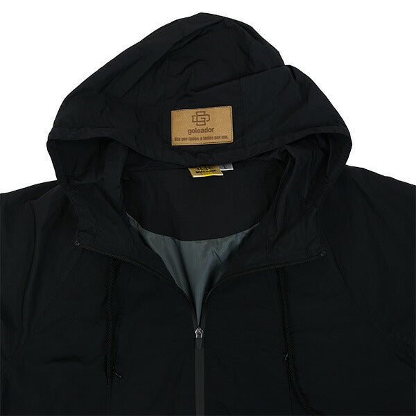 ゴレアドールgoleadorナイロンワッシャーフードZIPハーフコートGD-155サッカーフットサル撥水コートメンズ