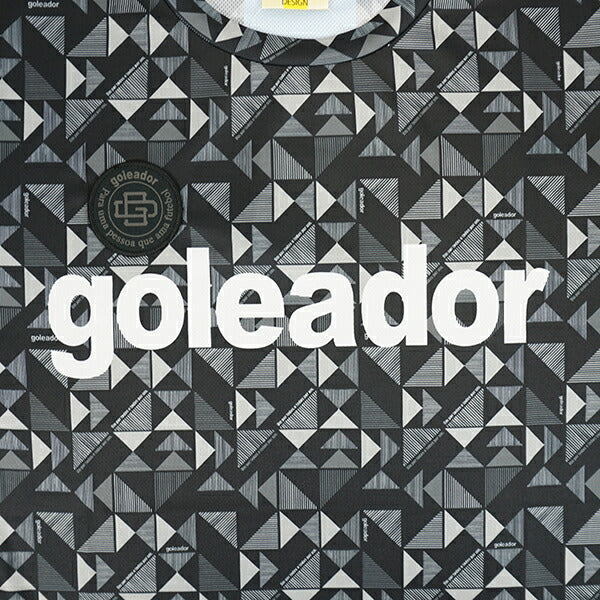 【ネコポス送料無料】ゴレアドールgoleadorgeometricpatternプラクティスTシャツGD-182サッカーフットサルプラシャツ半袖練習着メンズジュニア子供
