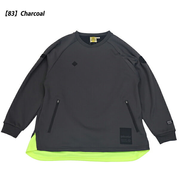 ゴレアドールgoleadorスムース裏起毛ボンディングレイヤードトレーニングウォームトレーナーGD-207