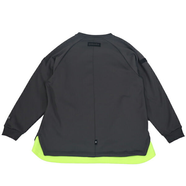 ゴレアドールgoleadorスムース裏起毛ボンディングレイヤードトレーニングウォームトレーナーGD-207